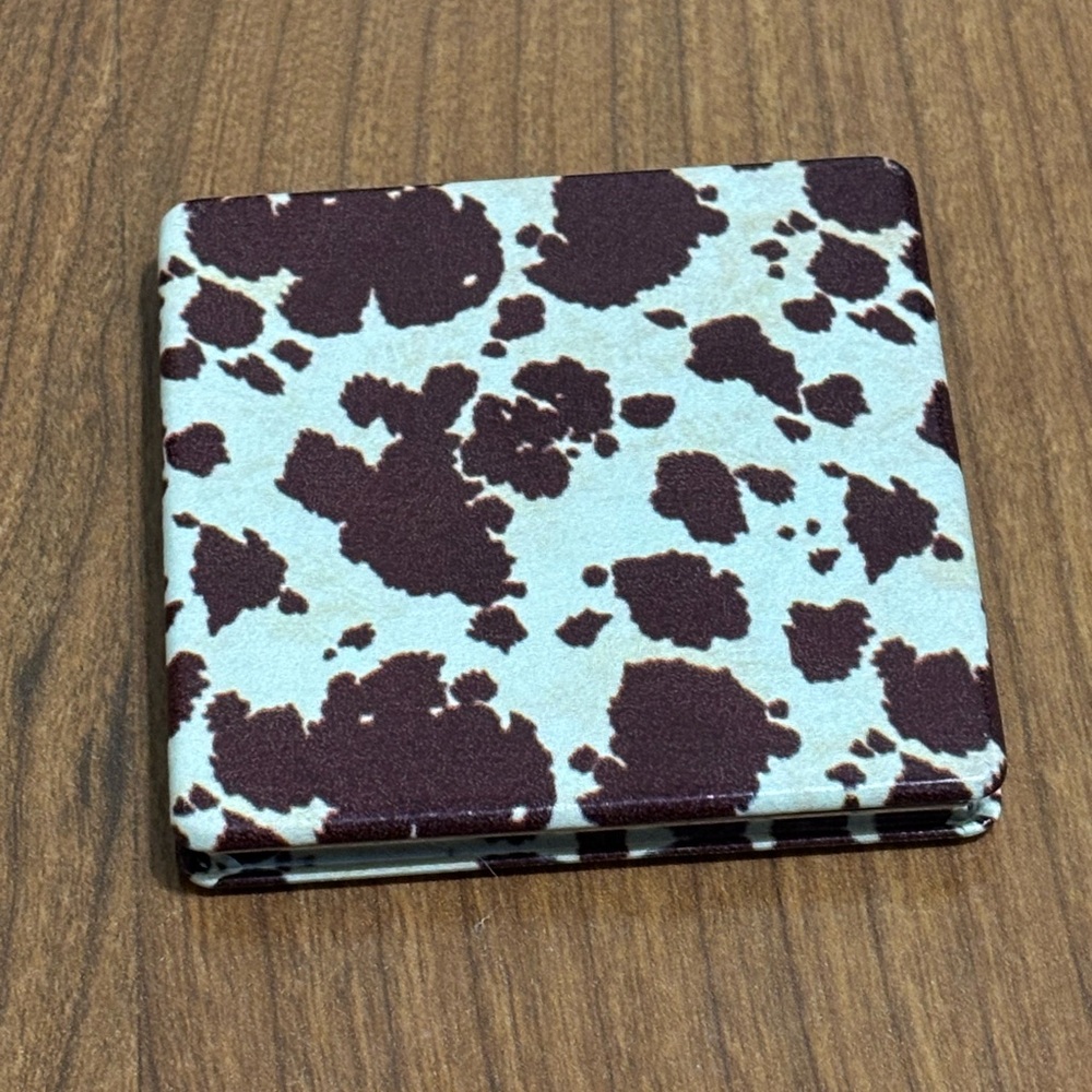 NEW BrownCow Print Compact Mirror - Picture 3 of 6